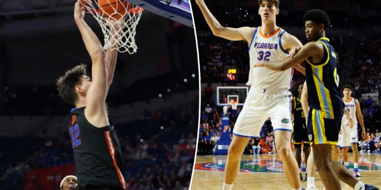 7-foot-9 Olivier Rioux makes college basketball history