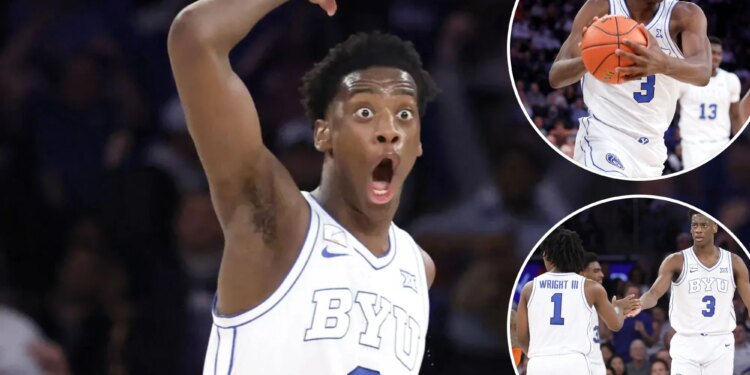 AJ Dybantsa, potential No. 1 pick, puts on show in front of Nets