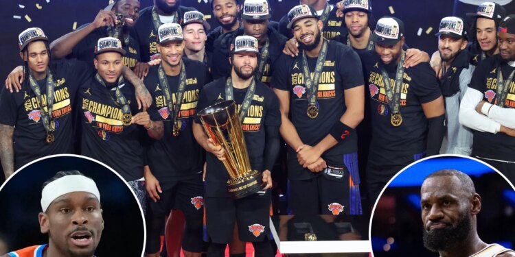 After the Knicks’ NBA Cup triumph, they’re ready for the big boys