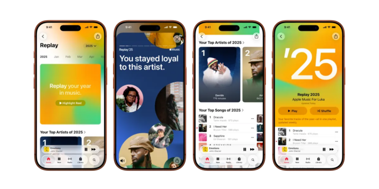 Apple Music Replay 2025 is back with new listening stats