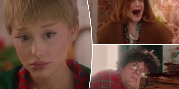 Ariana Grande plays Kevin in 'Home Alone' sketch on 'SNL'