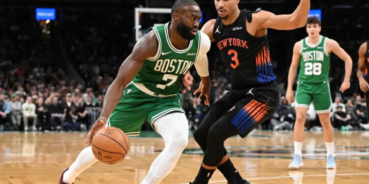 Knicks Celtics Jaylen Brown Josh Hart