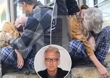 Disturbing photos show moment Andy Dick suffered apparent overdose on Hollywood street