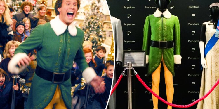 'Elf' costume worn by Will Ferrell sold for over $319,000 at auction in England