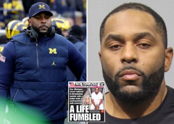 Ex-University of Michigan football coach Sherrone Moore's mugshot released