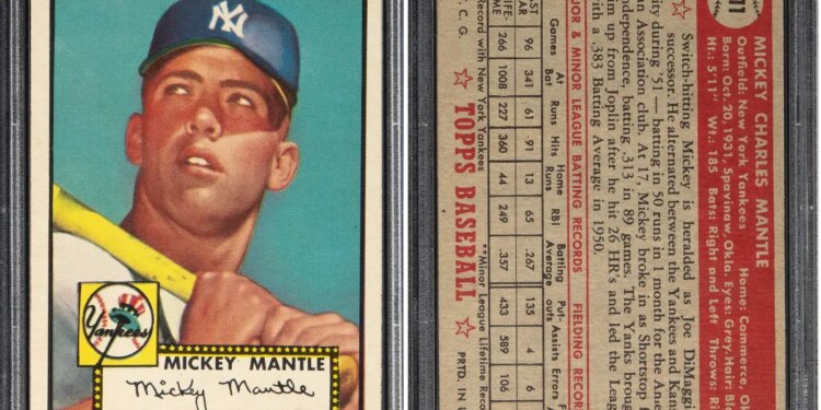 Exclusive | Mickey Mantle baseball card may sell for over $1.5 at auction