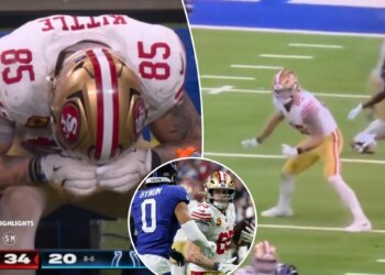 George Kittle exits early with ankle injury in latest 49ers' worry