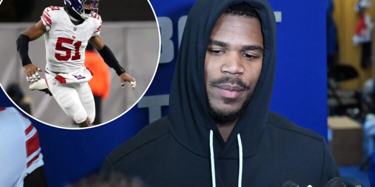 Giants, Abdul Carter know they have to fix rookie's mounting mess