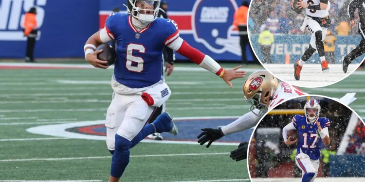 Giants' Jaxson Dart taking cues from best QBs in rookie season