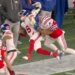 Giants-Patriots scuffle breaks out after Jaxson Dart sent flying