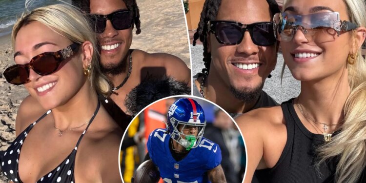 Giants' Wan'Dale Robinson gives inside look at bye week trip with girlfriend