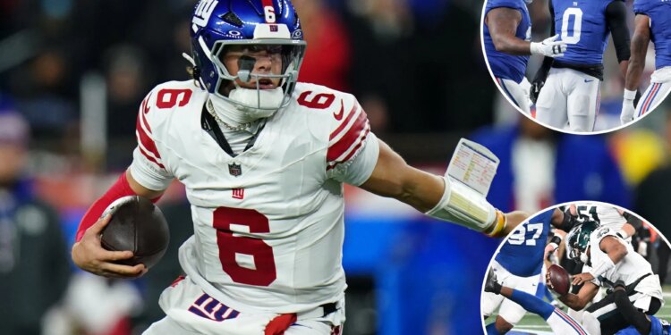 Giants are somehow worse than last year entering bye -- but there's a Jaxson Dart twist