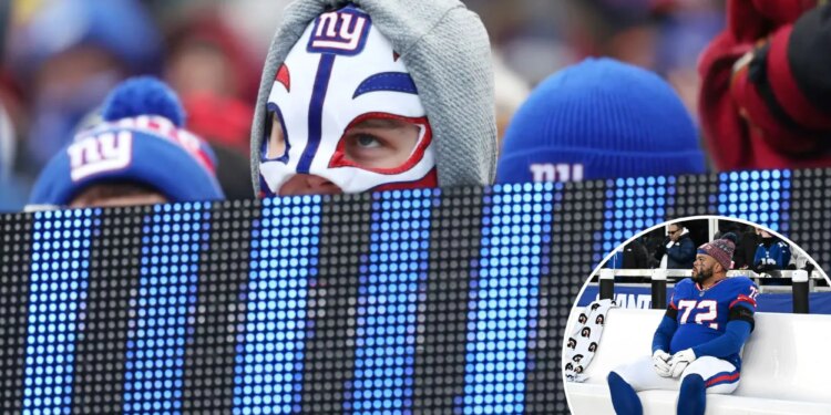 Giants' demise on full display with number of empty seats