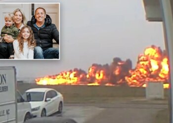 Horrific new video captures moment Greg Biffle's plane explodes killing NASCAR legend and his family, friends