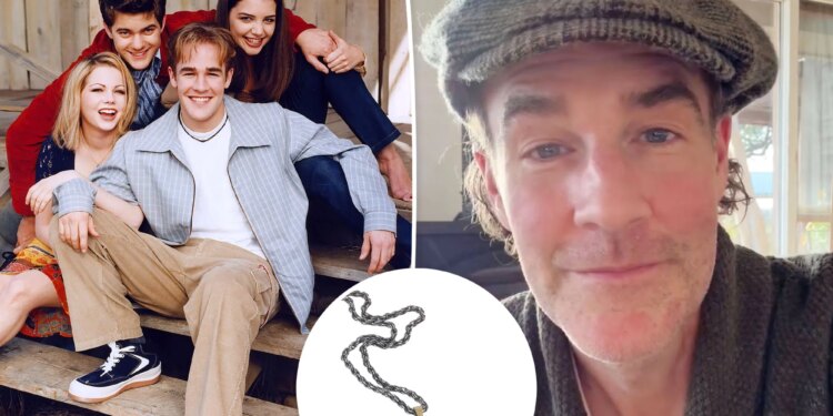 How much James Van Der Beek made after selling ‘Dawson’s Creek’ merch for cancer fight