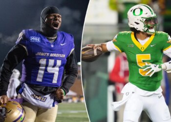 How to watch No. 12 James Madison vs. No. 5 Oregon for free in CFP