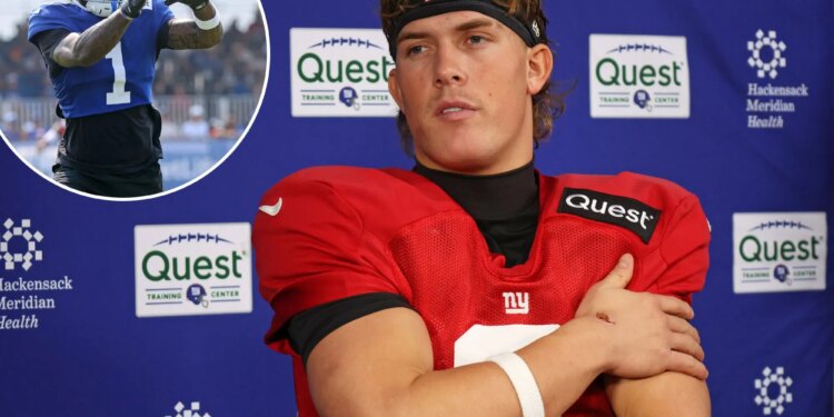 Jaxson Dart's New Year message of hope for beaten-down Giants fans