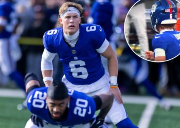 Jaxson Dart's good-luck-charm necklace breaks during Giants loss