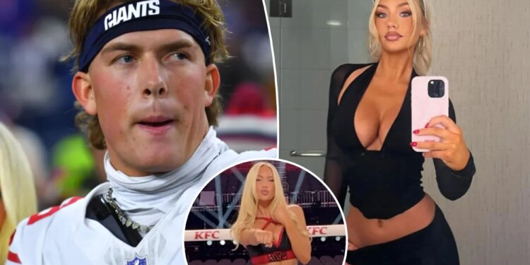Jaxson Dart’s rumored girlfriend Marissa Ayers stuns during Jake Paul-Anthony Joshua fight