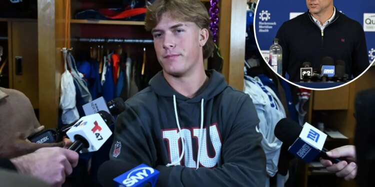 Jaxson Dart's say in next coach could be a Giants departure