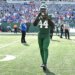 Jets linebacker Jamien Sherwood (44) comes off the field after a loss.
