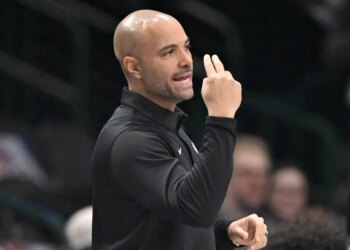 Jordi Fernández missed the Nets' win over the Bucks on Sunday because he was battling the flu.