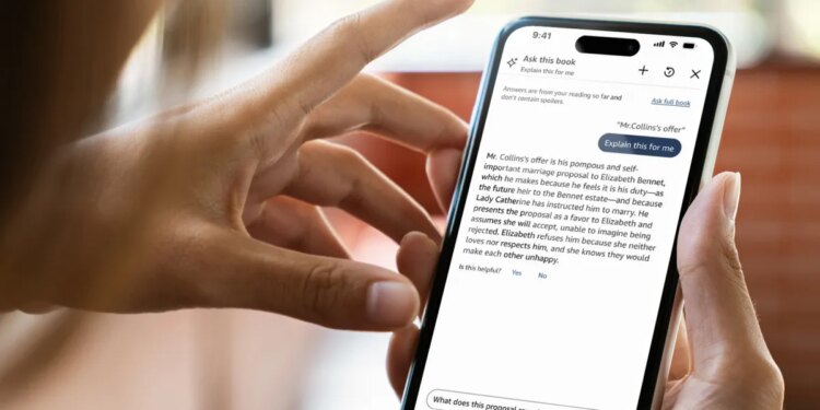 Kindle app now answers questions about the book you’re reading