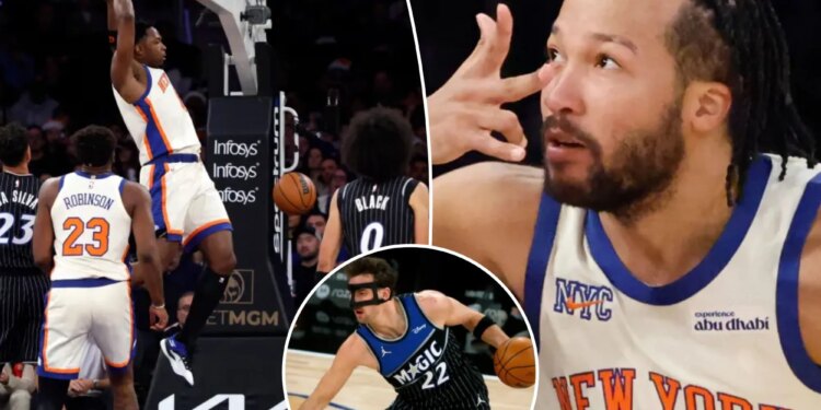 Knicks get revenge against Magic after Franz Wagner injury