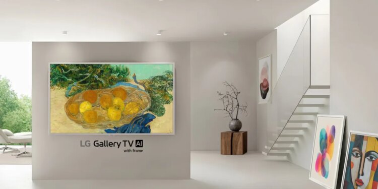 LG’s new Gallery TV, designed for displaying art, will be at CES 2026