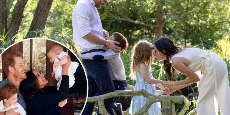 Meghan Markle shares intimate holiday card featuring Prince Harry, Archie and Lilibet