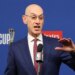 NBA Commissioner Adam Silver speaking to the media.