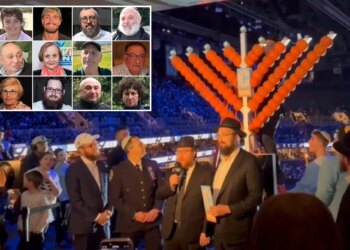 Nets pay tribute to Bondi Beach shooting victims, light Hanukkah menorah during game