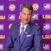 LSU's new head football coach Lane Kiffin giving an opening statement at an introductory news conference.