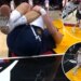 Nuggets' Nikola Jokic crumbles to ground with knee injury