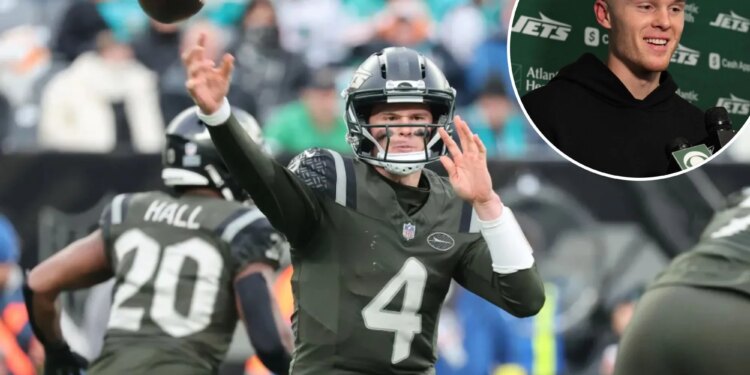 One certainty with Jets' Brady Cook entering first start