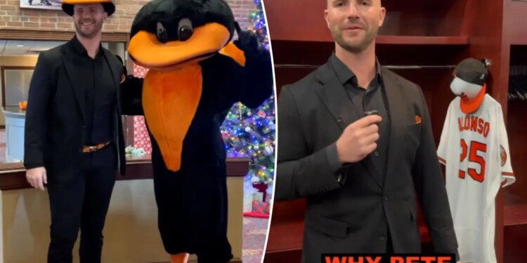 Pete Alonso's Orioles tenure begins with a massive hat moment