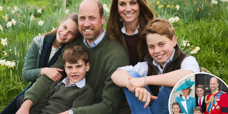 Prince William, Kate Middleton pose with George, Charlotte and Louis in 2025 Christmas card