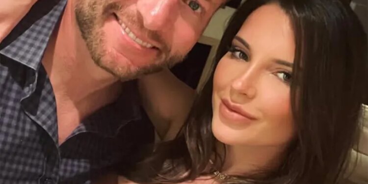 Sean McVay with his wife, Veronika Khomyn.