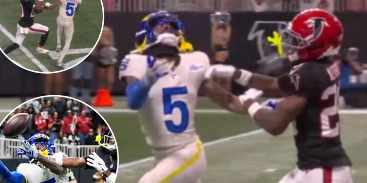 Rams lose to Falcons after questionable missed pass interference call stalls last drive