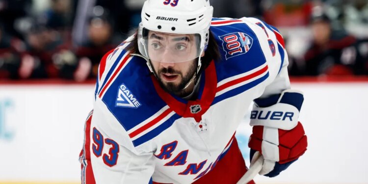Mika Zibanejad will not play in the Ducks-Rangers matchup on Dec. 15, 2025.