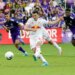 New York Red Bulls midfielder Lewis Morgan (10) scores against Orlando City on a penalty kick.