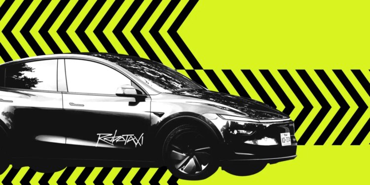 Tesla robotaxis spotted on public roads without safety monitors