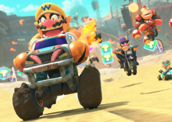 A screenshot from Mario Kart World.