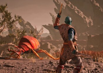 A screenshot from the video game Avowed.