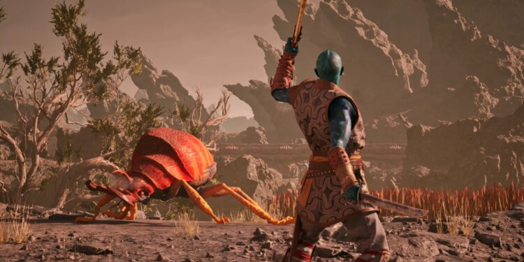 A screenshot from the video game Avowed.