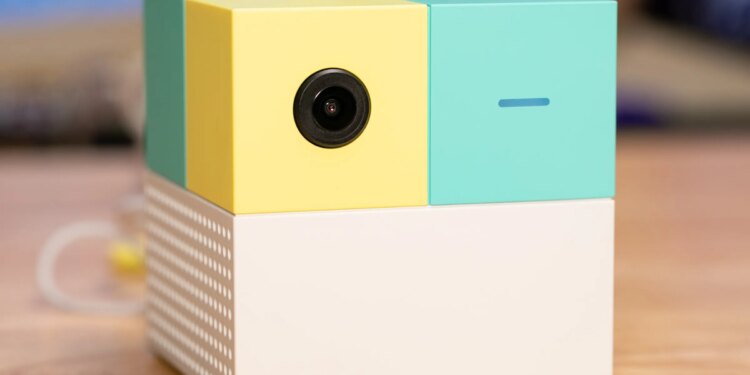 This one wide-angle camera tracks up to four people.