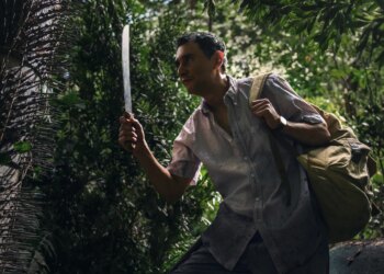 A photo of Carlos-Manuel Vesga in the Apple TV series Pluribus.