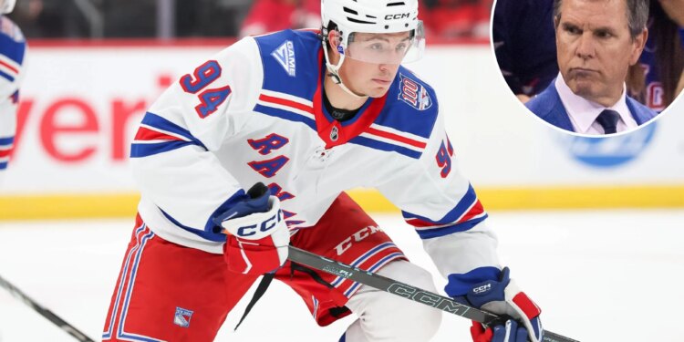 Where Gabe Perreault fits in Rangers' new prospect timeline