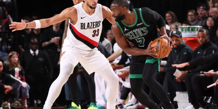 Get a 20% first deposit match up to $1,500 for Trail Blazers vs. Celtics