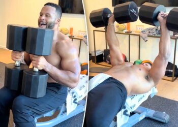 Aaron Donald shows insane post-NFL retirement workout session